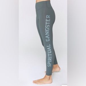 Spiritual Gangster Pink Logo Leggings